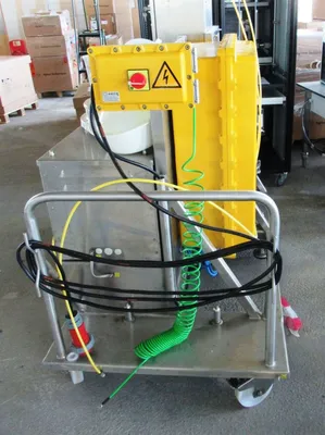 Rousselet Robatel RC 30 VxR XP basket centrifuge, Hastelloy C-22.