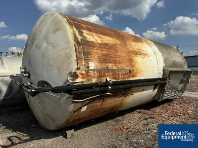 USED DCI 12,000 Gal DCI Storage Tank, 304 S/S, 150# Jacket