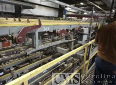 USED 2003 LICO RIP SAW WITH EDGING CONVEYOR