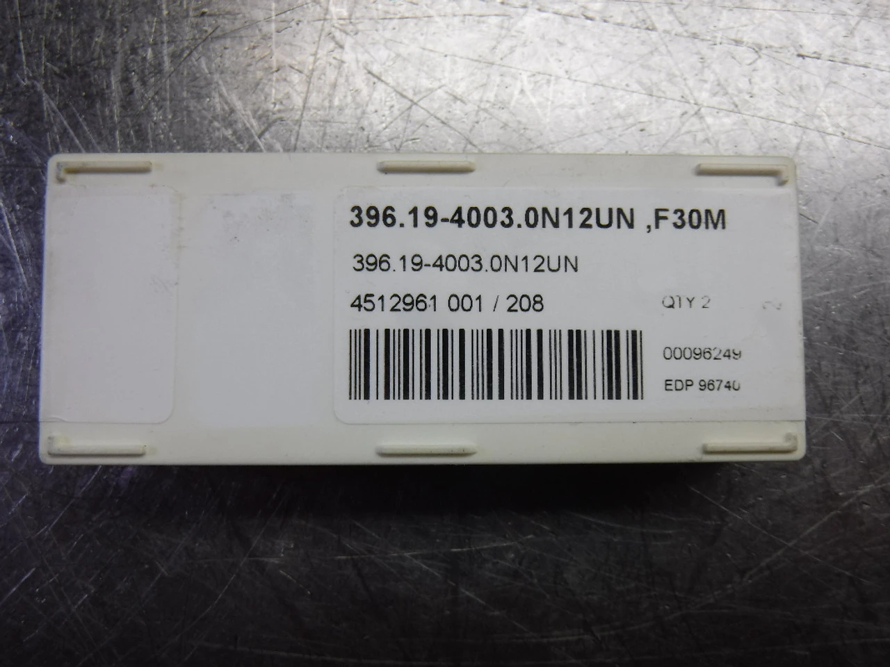 SECO Carbide Threading Inserts QTY2 396.19-4003.0N12UN F30M (LOC1883A)