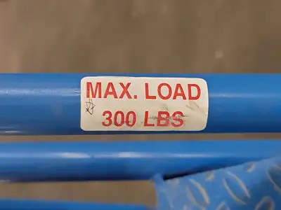 4 Step Mobile Warehouse Rolling Ladders