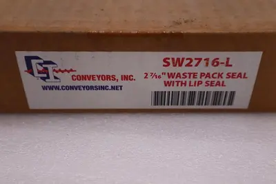 Conveyors Incorporated SW2716-L 2 7/16 WASTE PACK SEAL W/LIPSEAL STOCK H1192