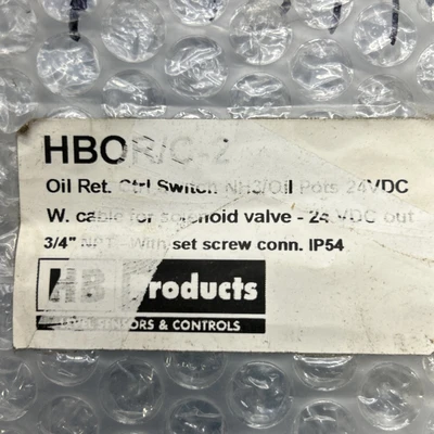 New | in-Stock Parker HBOR/C-2 HVAC Parts and Equipment Indiana US | J&J Industrial Supply #866693
