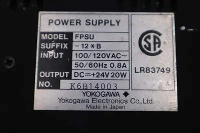 YOKOGAWA FPSU -12*B POWER SUPPLY STOCK #K-2910-A