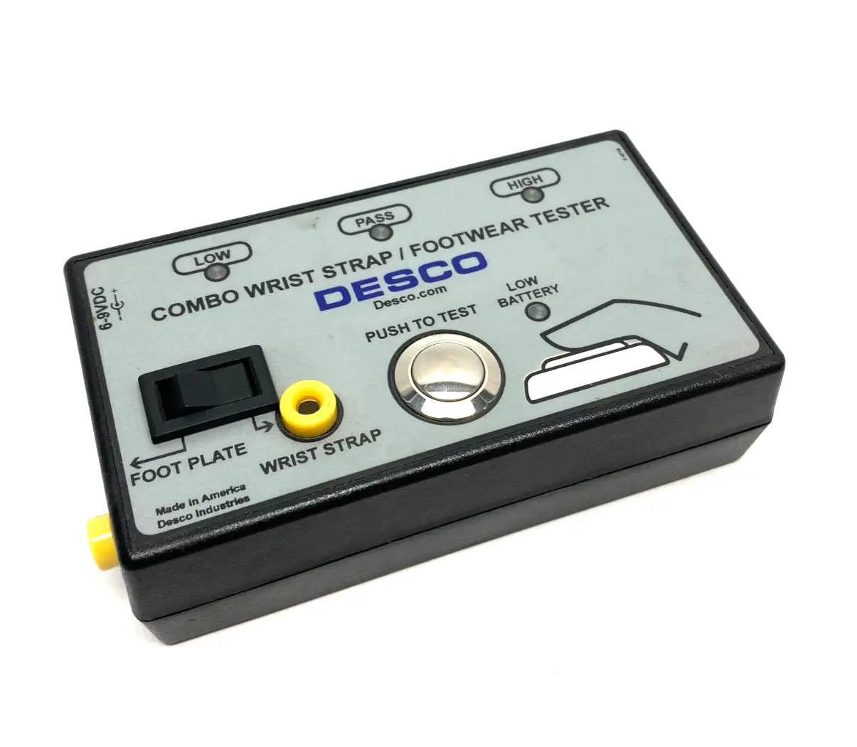 19280 | Desco  Combo Wrist Strap/ Footwear Tester - Used