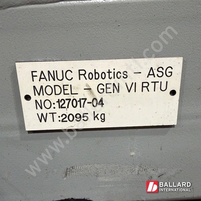 FANUC RTU Gen VI SD Standard Duty Robot Linear Rail – 6 Meter