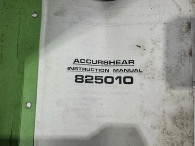 USED 1989 ACCURSHEAR 625010