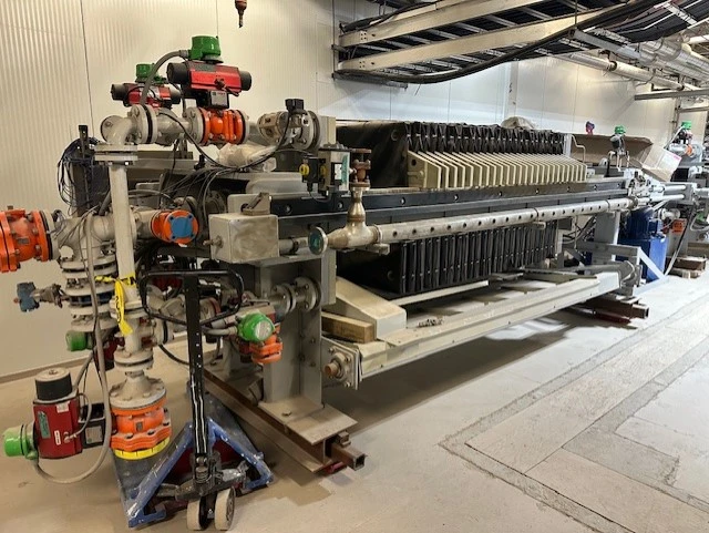 Surplus Andritz filter press - size 1000 MM