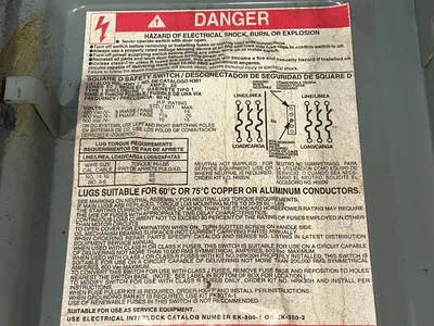 Used SQUARE D H361 Electrical Panels Ohio US | HGR 24 #1508140
