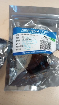 New | in-Stock Amphenol DC-03BFMA-QL8SPP Miscellaneous Equipment (Electrical & Power) Arizona US | ASSET CONVERSION SPECIALISTS, INC. #307148