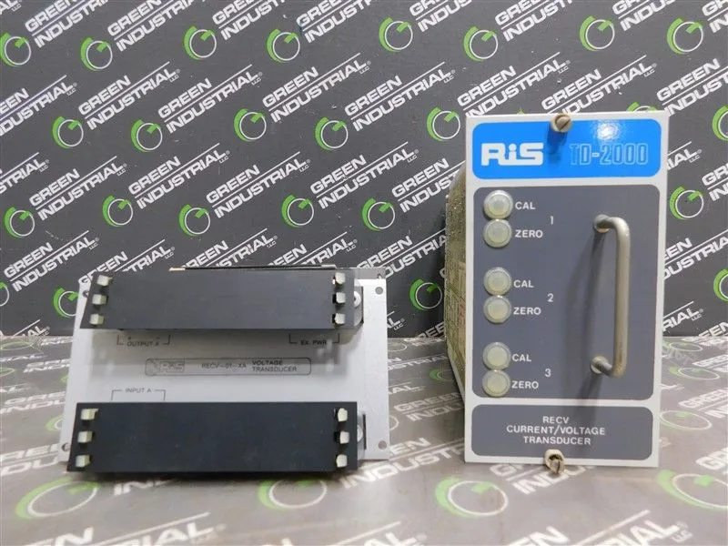 RiS TD-2000 RECV Current/Voltage Transducer Module RECV-01-XA with Socket Used