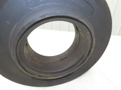 Millenium 4.00X8 Forklift Tire Resilient Solid Solver Black