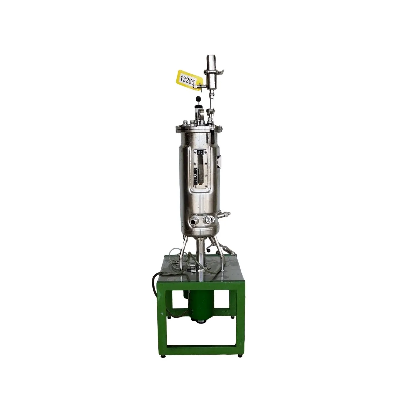 Used B. Braun Biotech Fermenter Stainless Steel Jacketed Pressure Vessel Reactor