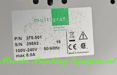USED MULTIGRAF CF375