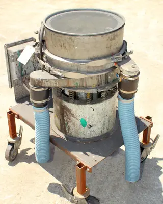 SPC7764  Screener and Sifter 18" Sweco circular shaker screener, 2 deck, Stainless Steel