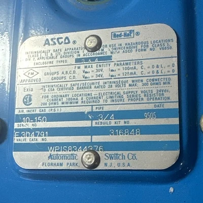 NEW ASCO WPIS8344376