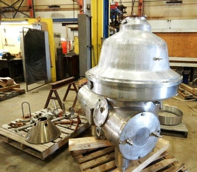 Westfalia MSA 160-01-076 warm milk separator, 316SS.