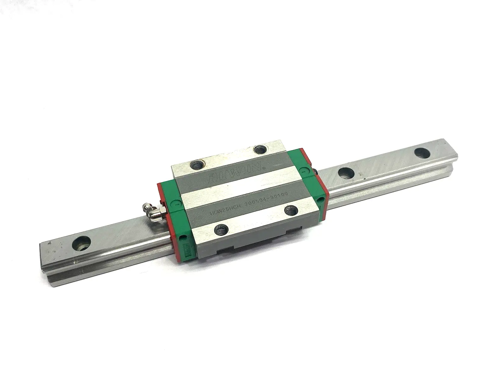 USED HIWIN LINEAR GUIDEWAY BLOCK AND RAIL, 1-BLOCK, 290MM RAIL