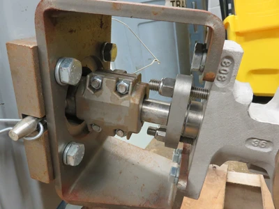Jamesbury 8"-300 Wafer Sphere Valve with Actuator , Unused Spare Room