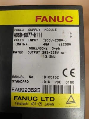 FANUC SERVO Driver A06B-6077-H111 no core charge! Free shipping! Makino A55E