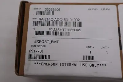 ROSEMOUNT 214C SENSOR 214CRWSMB1S4E0092SLE5 STOCK #G-134A