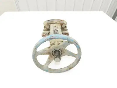 DeZurik 827 Flanged 3" Knife Gate Valve Rising Stem 316SS Disc Metal Seat