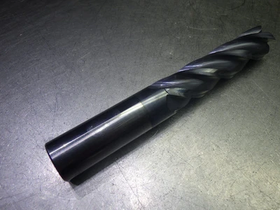 Monster 1" 4 Flute Carbide CR XXLG Endmill 1" Shank .06" R 294-003095 (LOC278A)