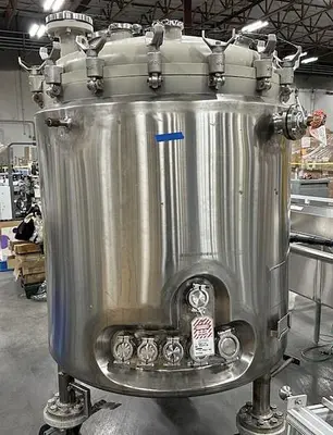 Reactor, 209 Gallon (790 Liters), 316L Stainless Steel, Jacketed, DCI, 45 PSI #S745278