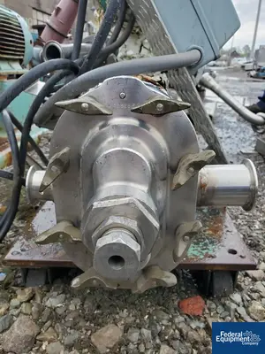 USED Waukesha Cherry-Burrell 1.5" WAUKESHA ROTARY LOBE PUMP, S/S, 2 HP