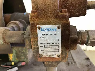 Fitchburg Hydraulic Vane Pump / Power Unit 1140RPM 3PH 50gal 600PSI