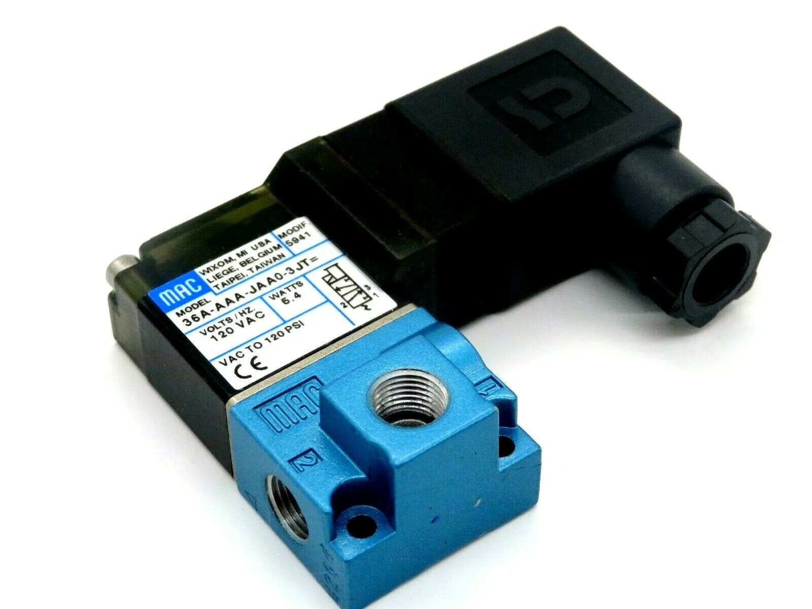 NEW MAC VALVES 36A-AAA-JAA0-3JT SOLENOID VALVE 36AAAAJAA03JT