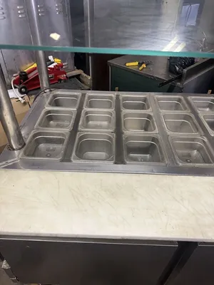 174-0122 Leader 48” Self Contained Sandwich Salad Prep Cooler