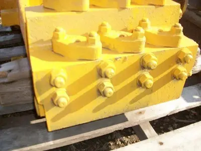 USED HUGHES-JETIN 2000 HIGH PRESSURE WATER BLASTING TRIPLEX PUMP