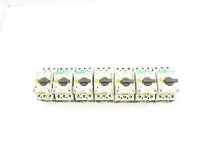 Moeller PKZM0-1 Circuit Breaker Motor Protector 1A 600VAC 3PH 1/2HP Lot Of 7