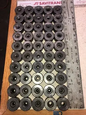 3047-140 Lot of 50 Tungsten Quality Carbide Medium-Size Wire and Tube Drawing Dies