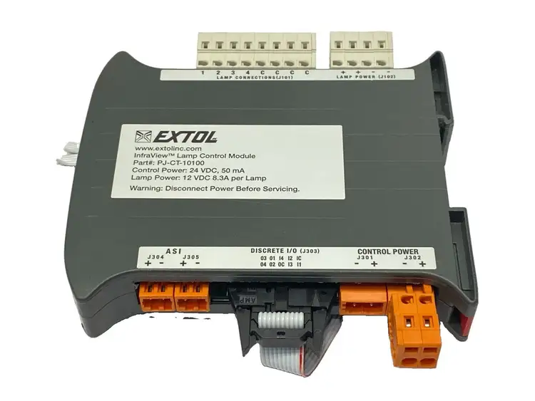 Used Extol InfraView Lamp Control Module 12/24VDC PLC Input & Output Michigan US | Maverick Industrial Sales #1392436