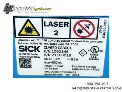 USED SICK CLV650-08300A