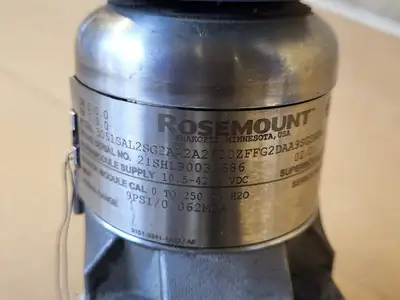 Used ROSEMOUNT 3051SAL2SG2AA2A2620ZFFG2DAA Misc Electrical & Power Parts British Columbia CA | Lenmark #250092