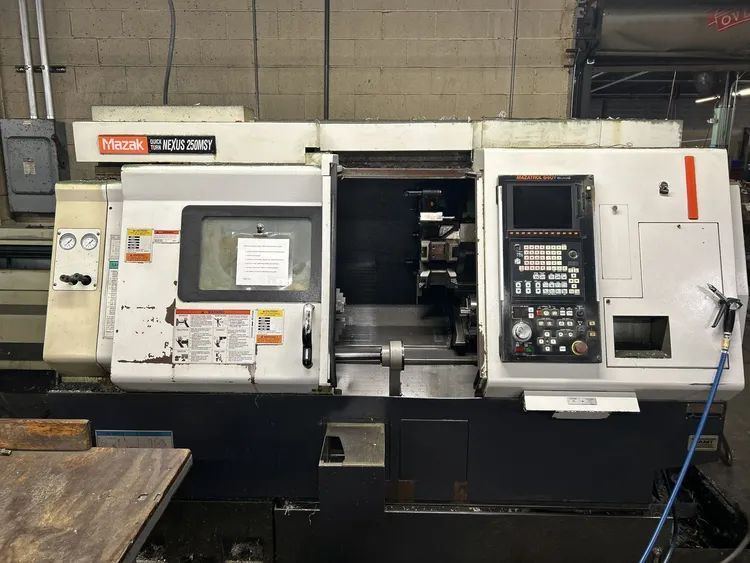 Used 2006 MAZAK QTN-250-MSY 5-Axis or More CNC Lathes Arizona US | Tight Tolerance Machinery #41041