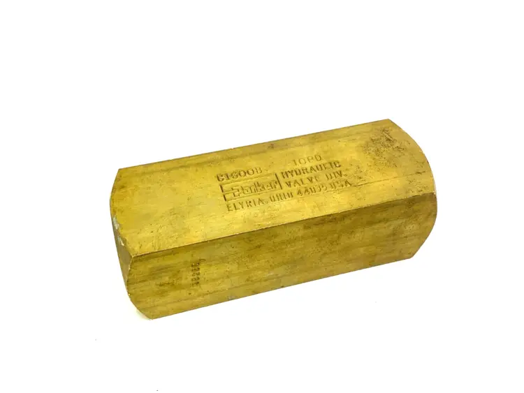 Used PARKER BRASS COLORFLOW HYDRAULIC CHECK VALVE 500PSI Valves/Fittings | Maverick Industrial Sales #1109489