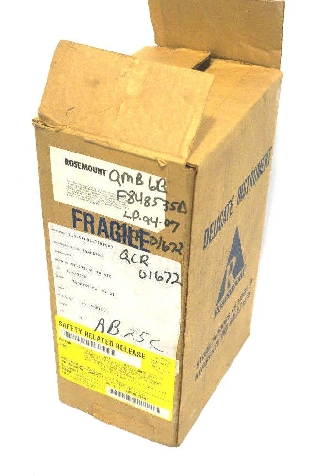 NEW ROSEMOUNT 1152DP6N22T1820PB PRESSURE TRANSMITTER F848535D
