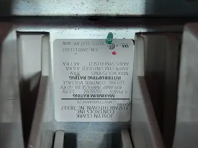 Used BENSHAW CFMVRMX18-1250-4160-12 Switchgears British Columbia CA | Lenmark #240233