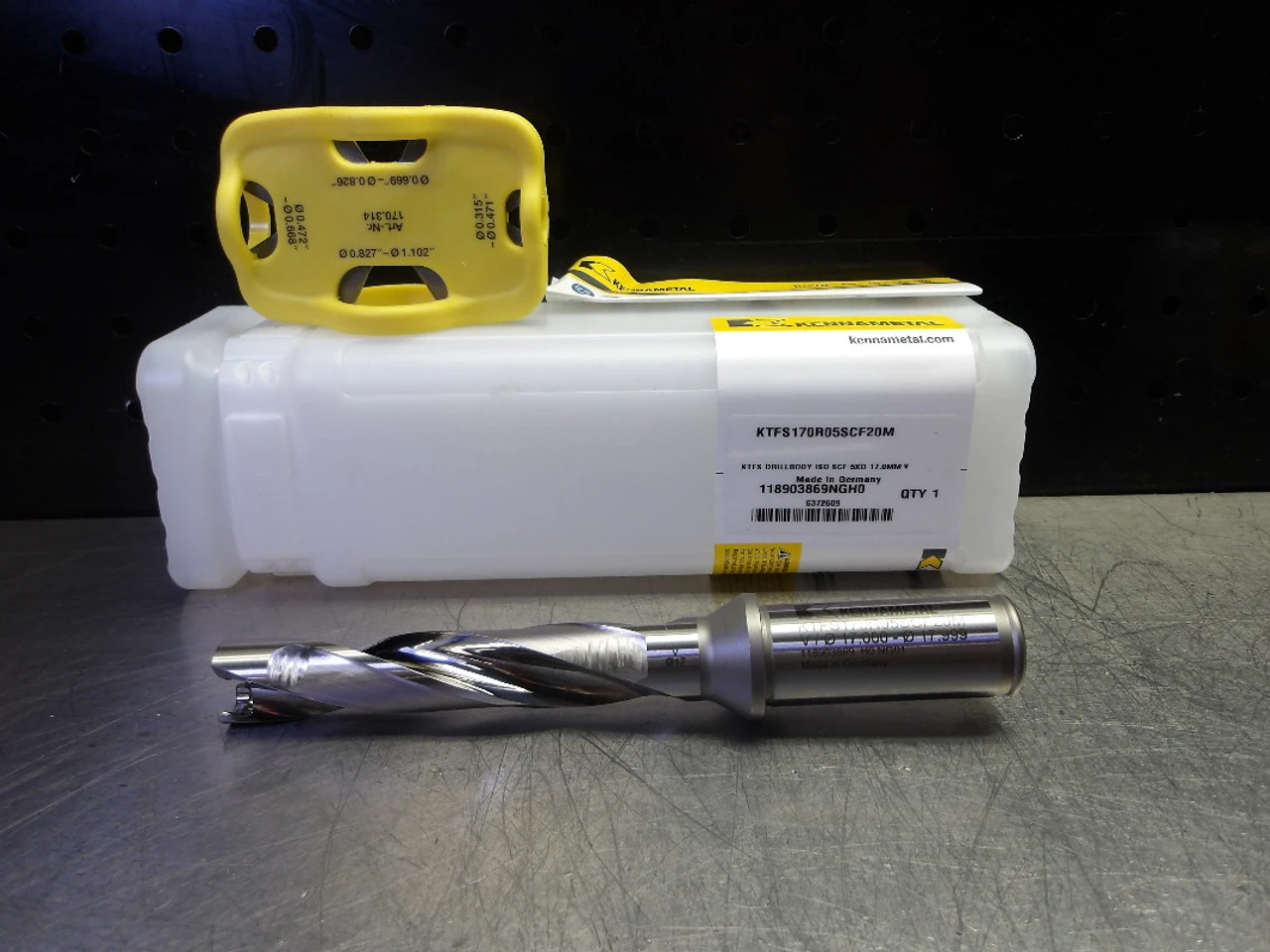 Kennametal 17-17.99mm Indexable Coolant Thru Drill KTFS170R05SCF20M (LOC2040B)