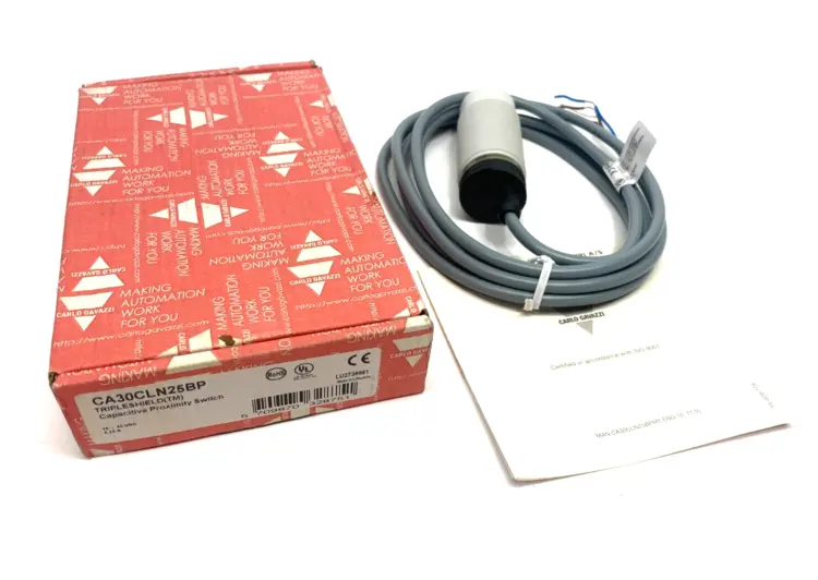 Used CARLO GAVAZZI TRIPLESHIELD CAPACITIVE PROXIMITY SWITCH Proximity Sensors Michigan US | Maverick Industrial Sales #1092442