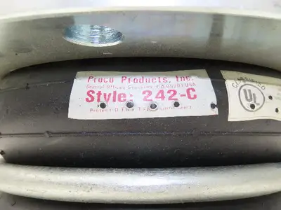 Proco 242-C  8"x 10"L Rubber Expansion Joint Type NN #150 Flanged Double-Sphere