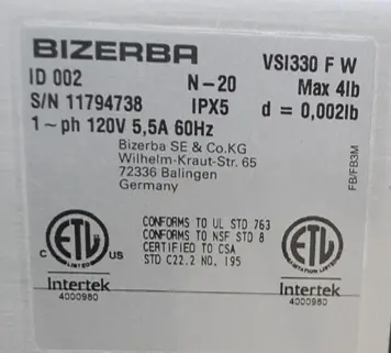 142-0040 Bizerba VSI330 F W Automatic Heavy Duty Vertical Stacker Slicer Scale 2
