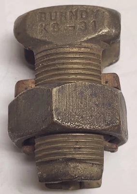Bronze 350 MC  SPLIT BOLT NUT WIRE ELECTRICAL CLAMP CONNECTOR