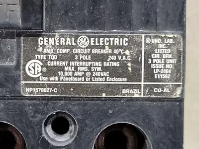 USED GENERAL ELECTRIC TQD3225