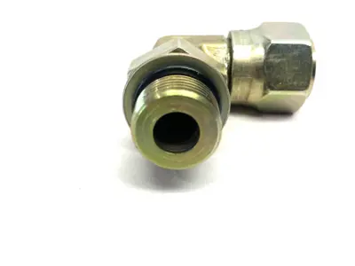 USED PARKER SEAL-LOK ORFS 90° SWIVEL ELBOW FITTING 1/2" TO 3/4"-16 UNF