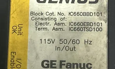USED GE FANUC IC660BBD101